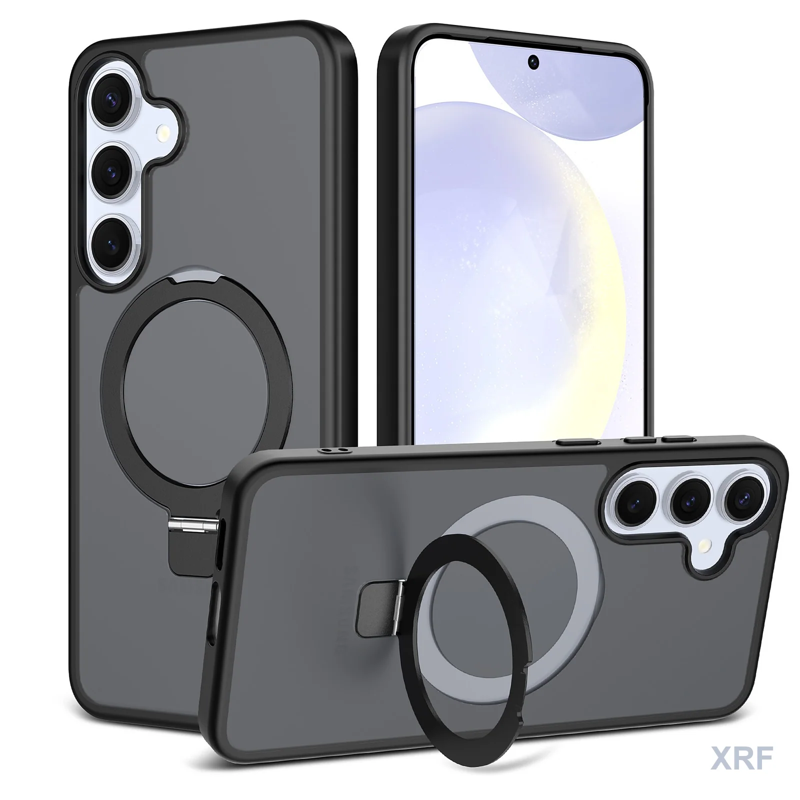 Samsung Galaxy S25+ Case Aegis Soft-Touch Matte Blade Kickstand wholesale phone case — XRF XRF-GS25P-001