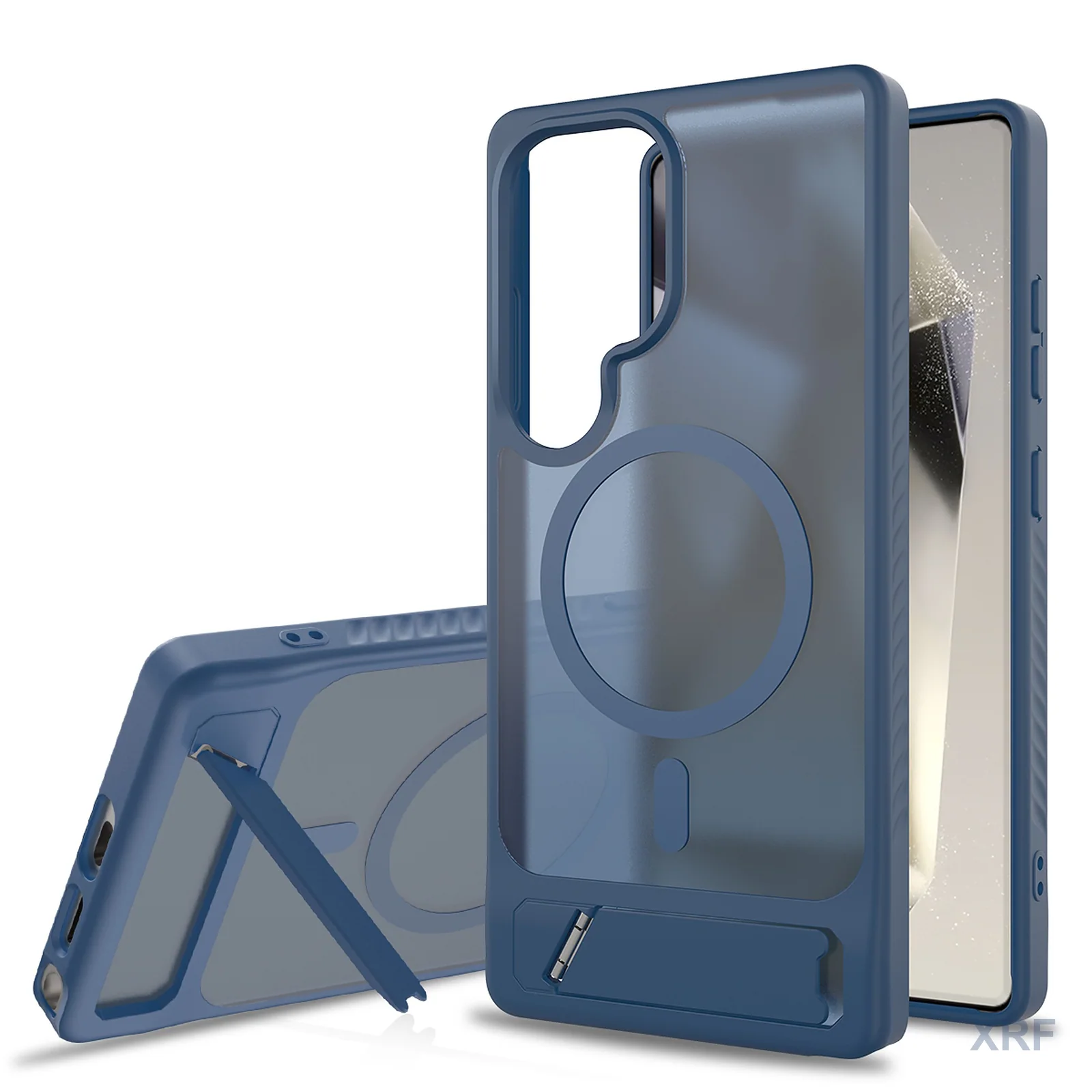 Samsung Galaxy S25 Ultra Case Lumen Soft-Touch Matte Short-Tail Magnetic Tilt Stand wholesale phone case — XRF XRF-GS25U-003