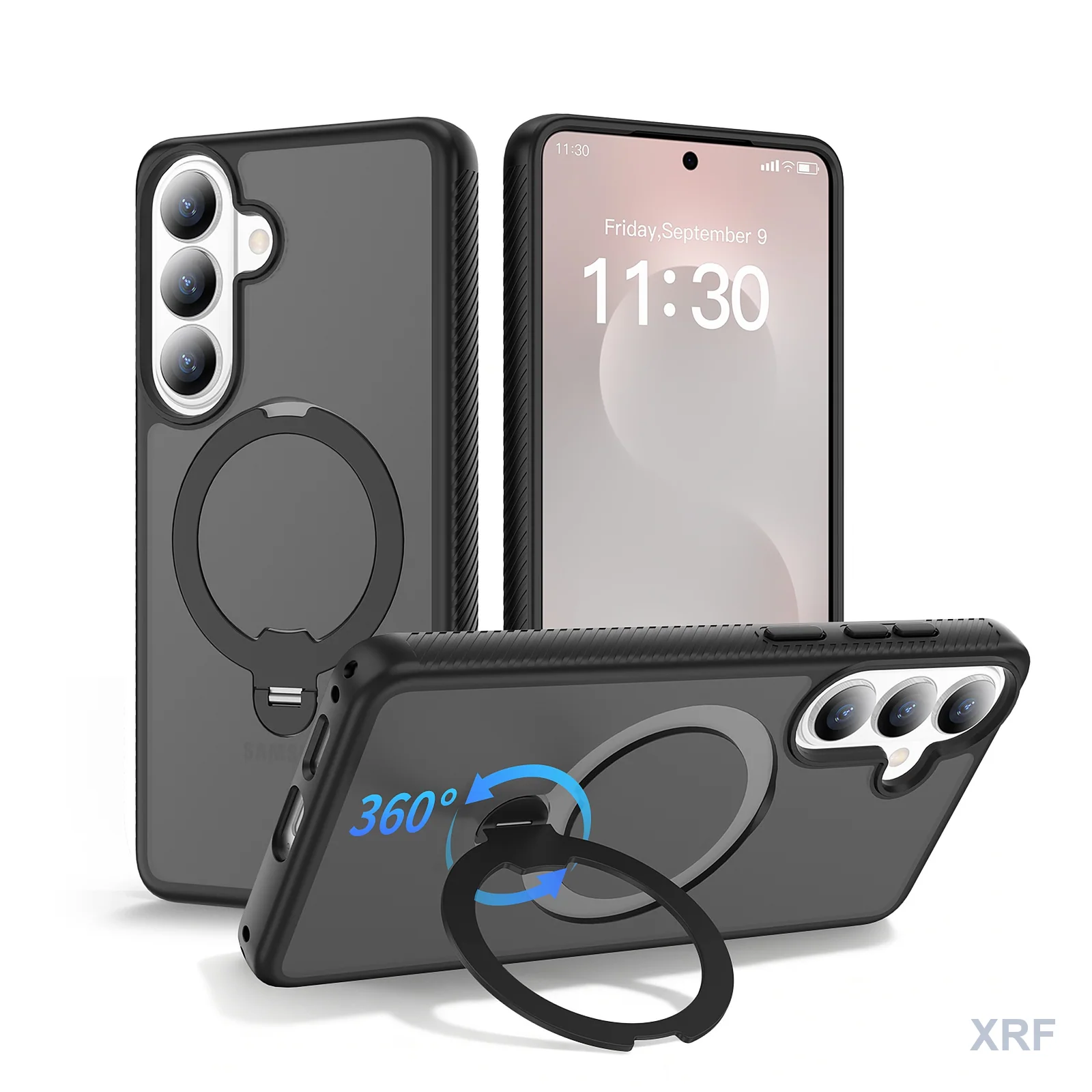 Samsung Galaxy S26+ Case Aegis 360 Dual-Layer 360 Hinge Stand wholesale phone case — XRF XRF-GS26P-001