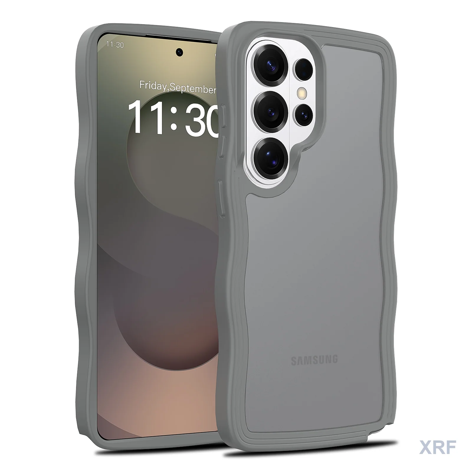 Samsung Galaxy S26 Ultra Case Ripple Texture Soft-Touch Matte Dual-Layer wholesale phone case — XRF XRF-GS26U-004