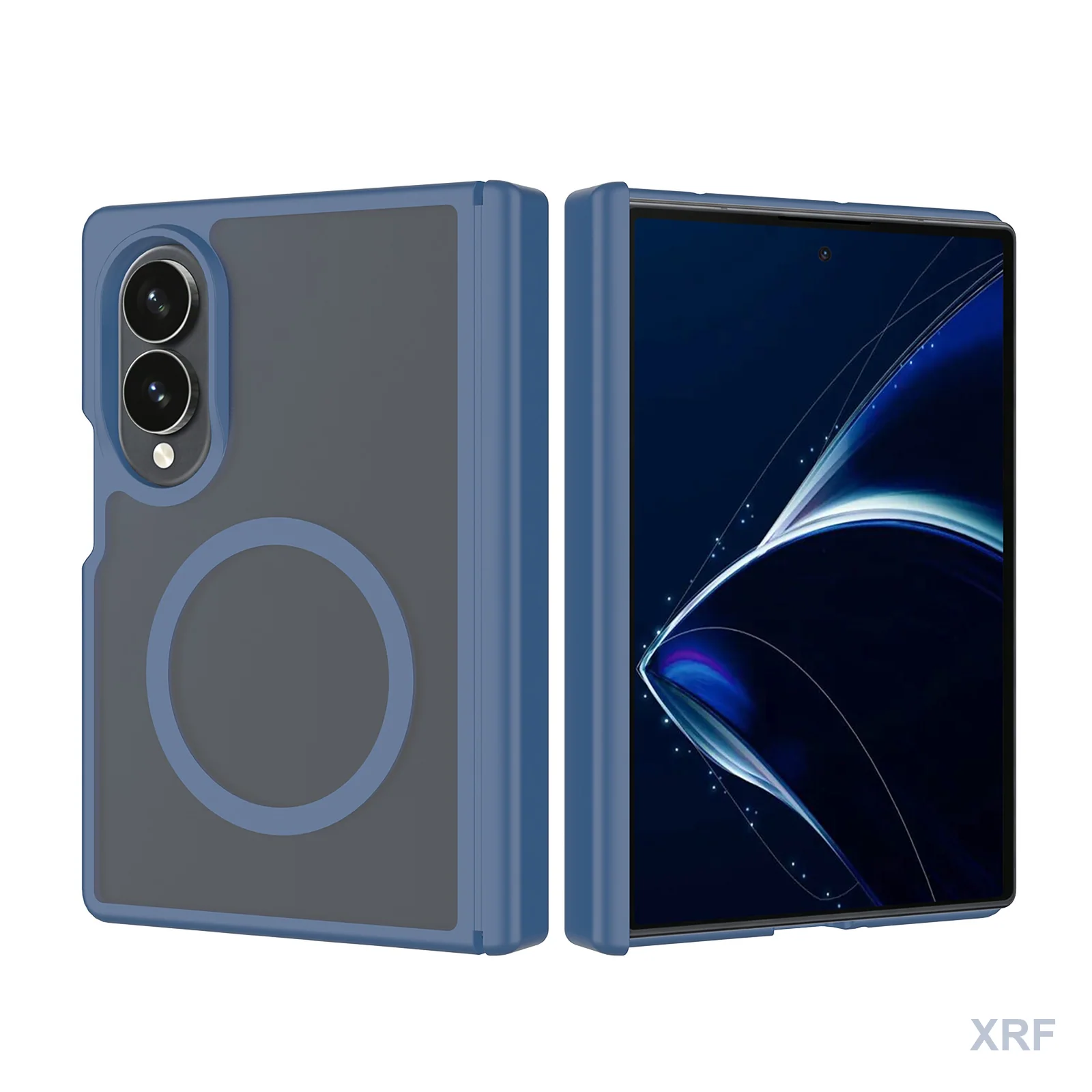 Samsung Galaxy Z Fold 8 Case Aegis Soft-Touch Matte Dual-Layer Slim Front Cover Magnetic Book-Style Fold wholesale phone case — XRF XRF-GZF8-002