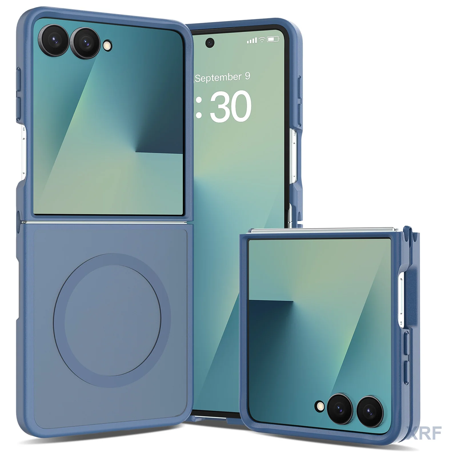 Samsung Galaxy Z Flip 8 Case Aegis Soft-Touch Matte Dual-Layer Magnetic Flip-Style Fold wholesale phone case — XRF XRF-GZFL8-005