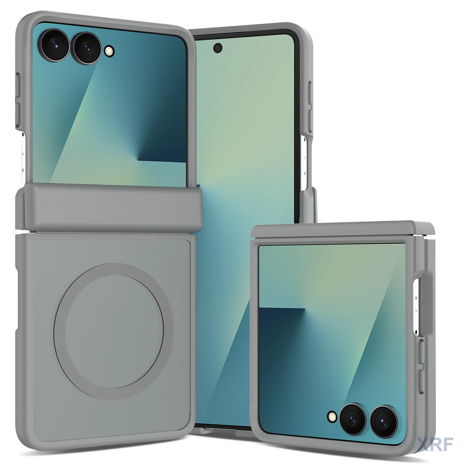 Samsung Galaxy Z Flip 8 Case Aegis Soft-Touch Matte with Side Cover Magnetic Flip-Style Fold wholesale phone case — XRF XRF-GZFL8-006