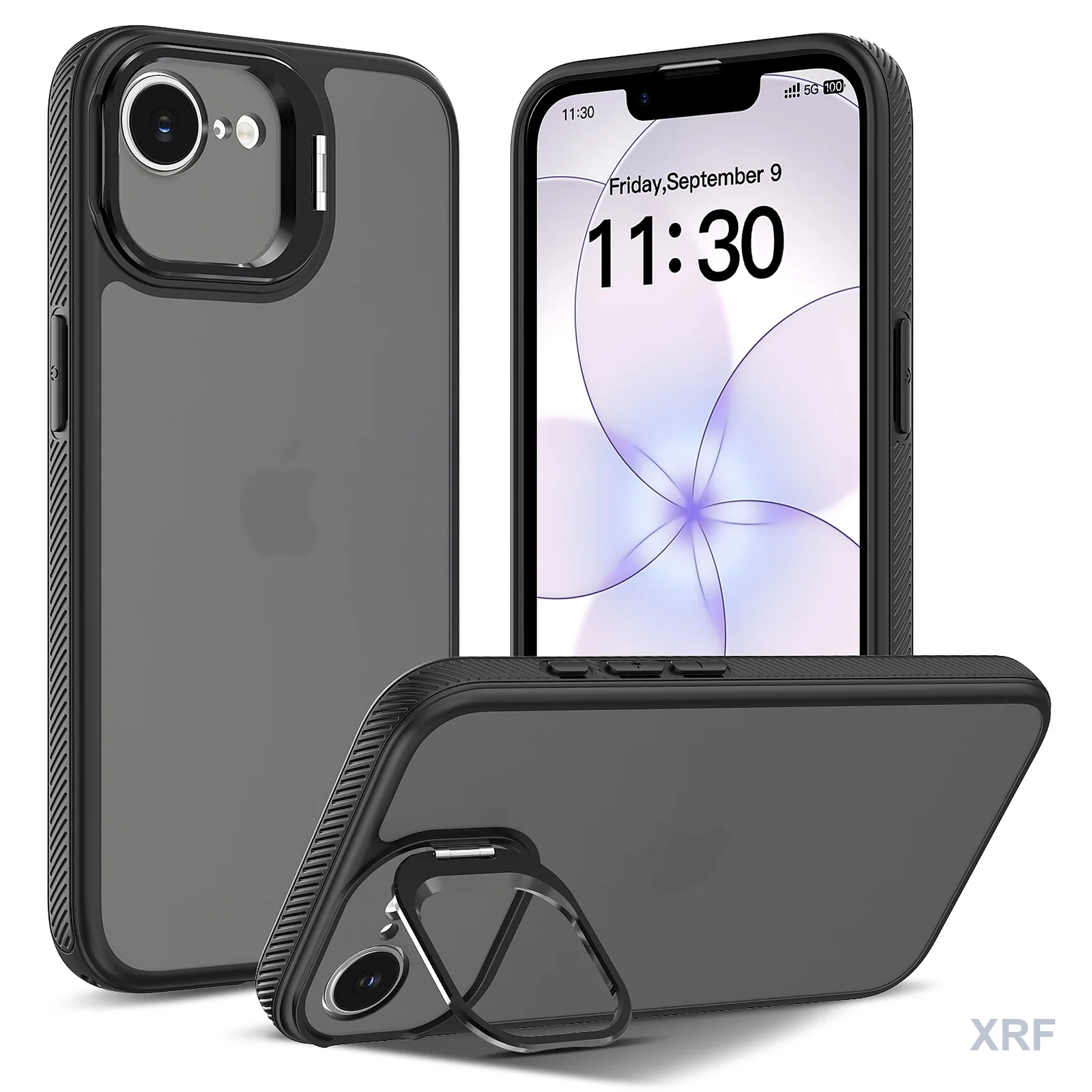 Apple iPhone 16e Case Aegis Precision Soft-Touch Matte Camera Bracket wholesale phone case — XRF XRF-IP16E-009