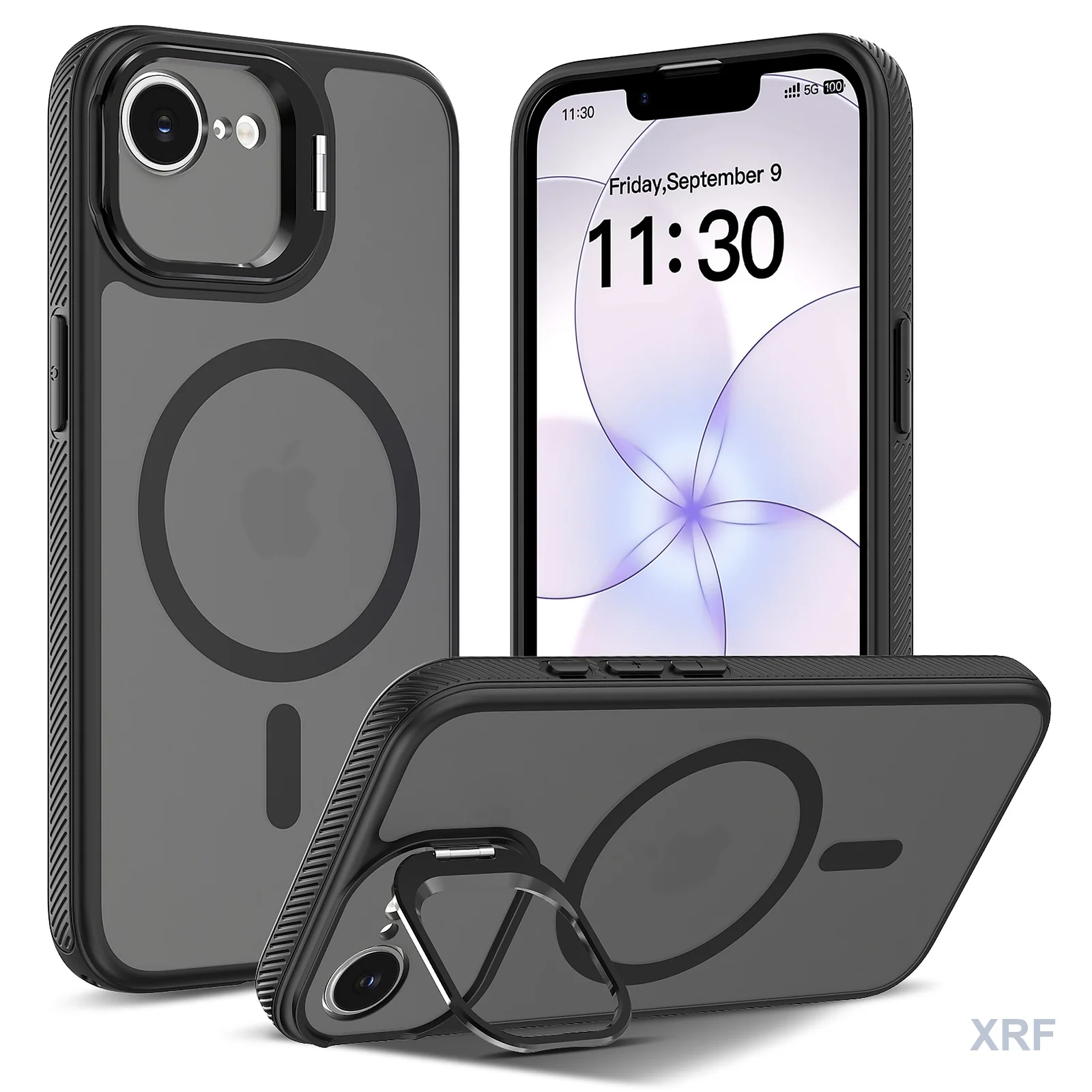 Apple iPhone 16e Case Aegis Precision Soft-Touch Matte Magnetic Camera Bracket wholesale phone case — XRF XRF-IP16E-010