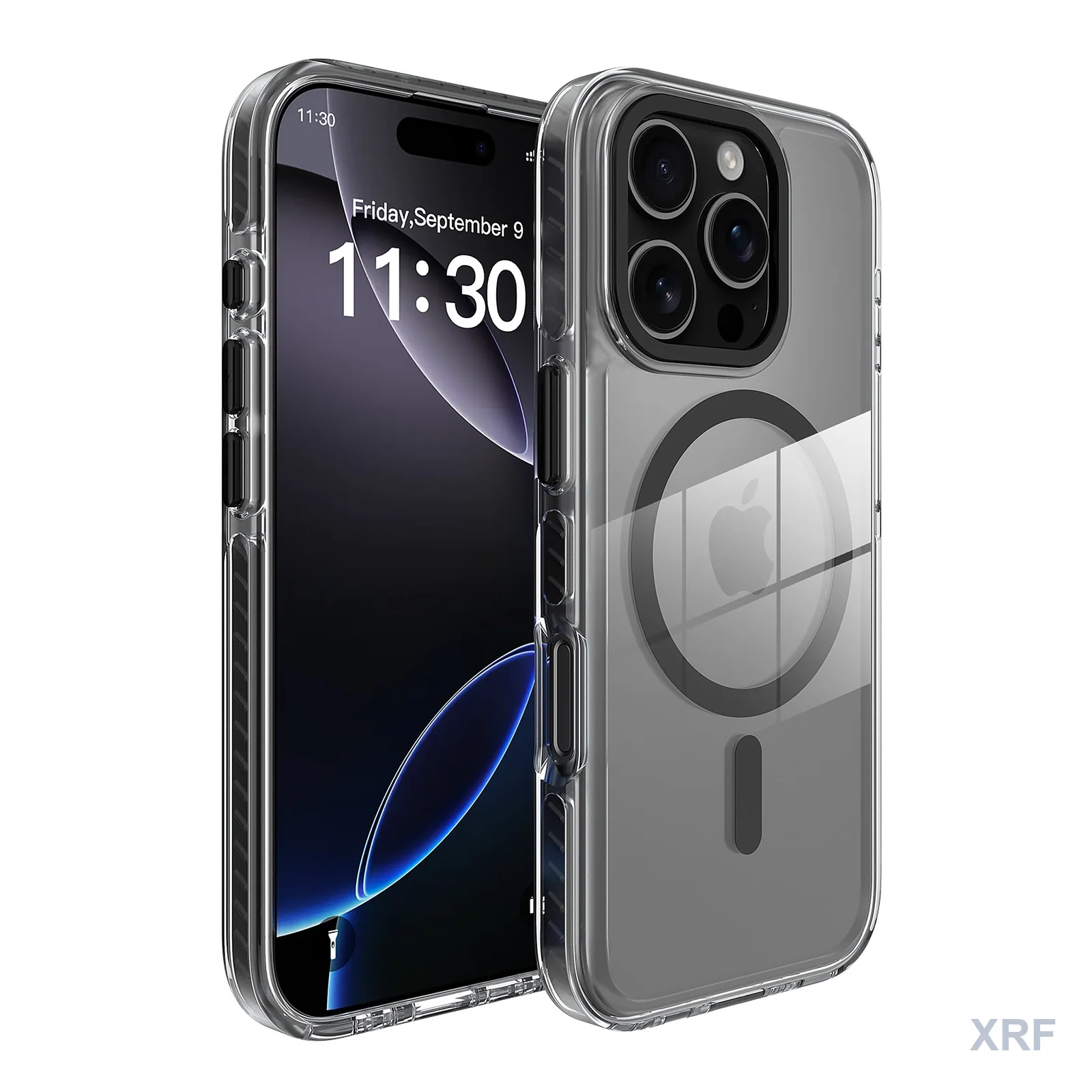 Apple iPhone 16 Pro Case Prism Two-Tone Iridescent Magnetic wholesale phone case — XRF XRF-IP16P-015