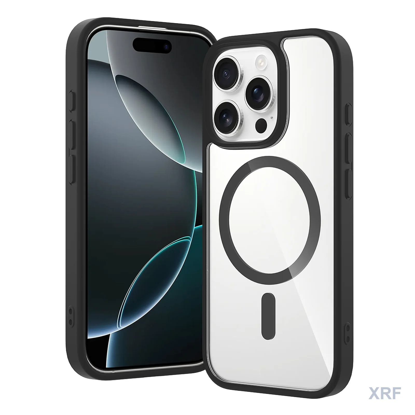 Apple iPhone 16 Pro Case Aegis Clear Dual-Layer Magnetic wholesale phone case — XRF XRF-IP16P-016