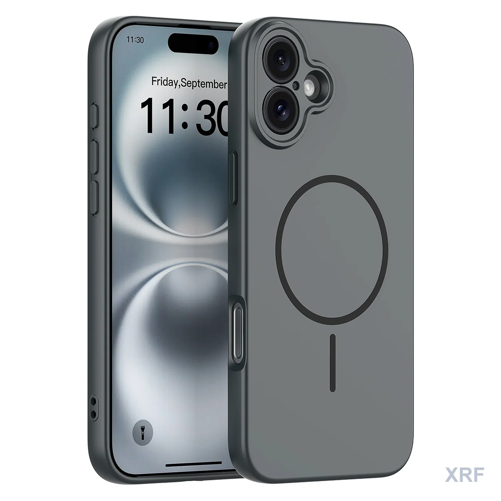 Apple iPhone 16 Plus Case Lumen Solid Dual-Layer Magnetic wholesale phone case — XRF XRF-IP16PL-007