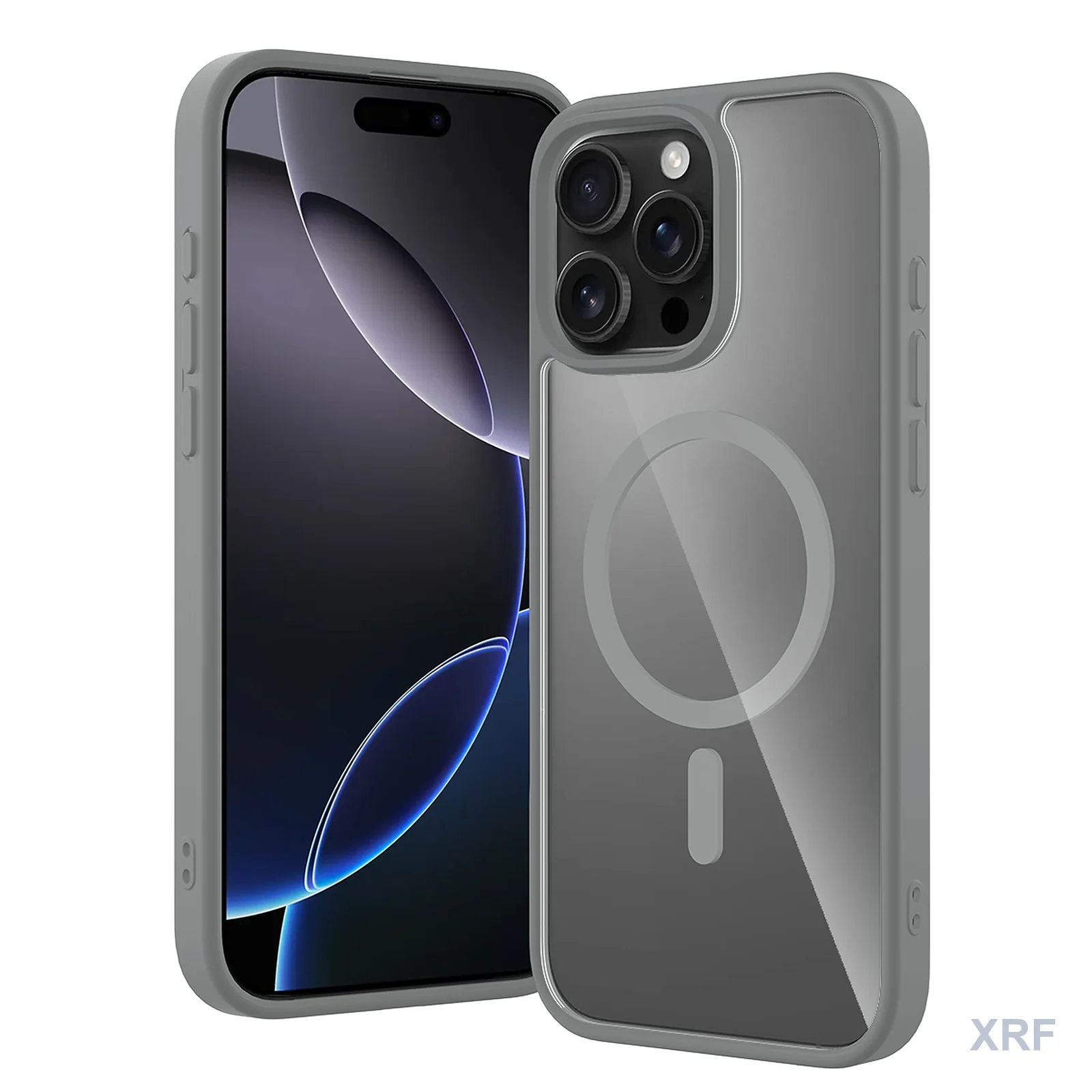 Apple iPhone 16 Pro Max Case Aegis Clear Dual-Layer Magnetic wholesale phone case — XRF XRF-IP16PM-021