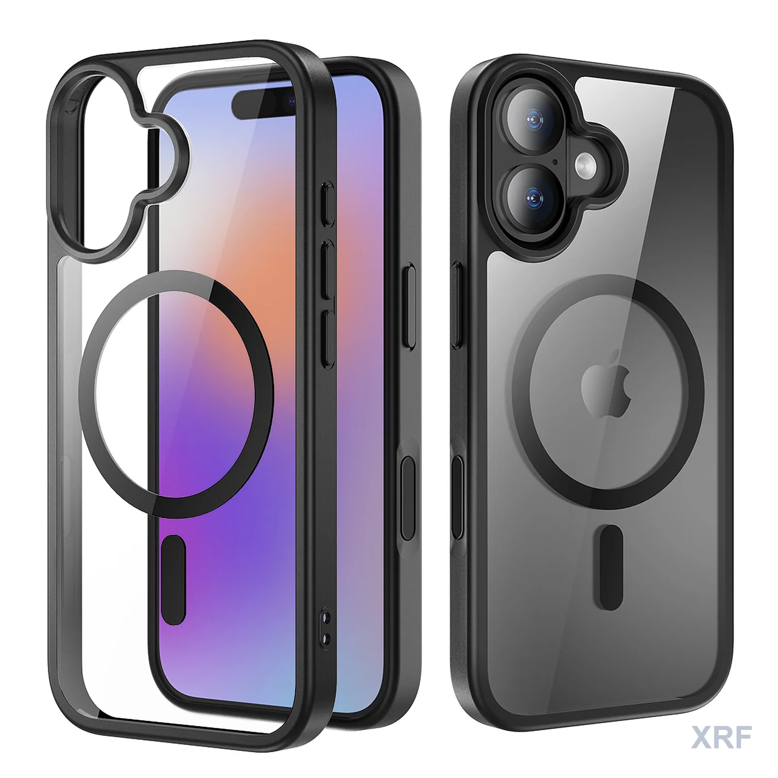 Apple iPhone 17 Case Aegis Clear Dual-Layer Camera Touch-Control wholesale phone case — XRF XRF-IP17-027