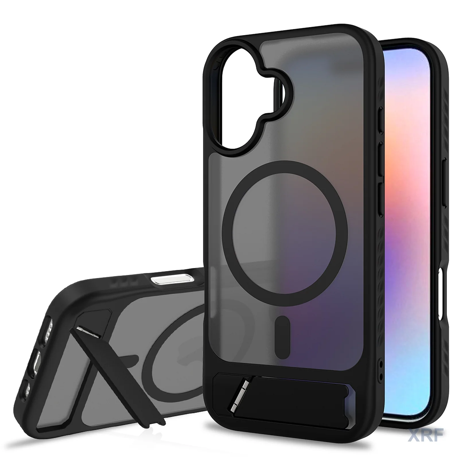 Apple iPhone 17 Case Lumen Soft-Touch Matte Tilt Stand wholesale phone case — XRF XRF-IP17-029
