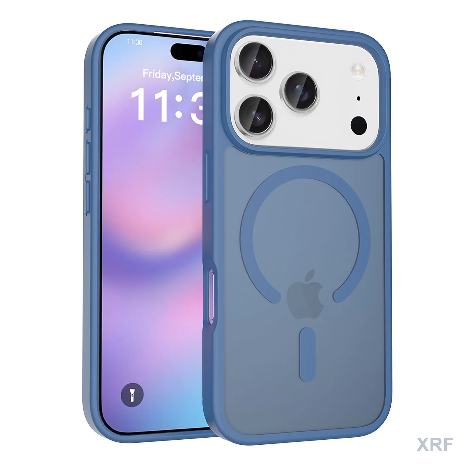 Apple iPhone 17 Pro Case Aegis Soft-Touch Matte Dual-Layer Open-Magnetic wholesale phone case — XRF XRF-IP17P-006