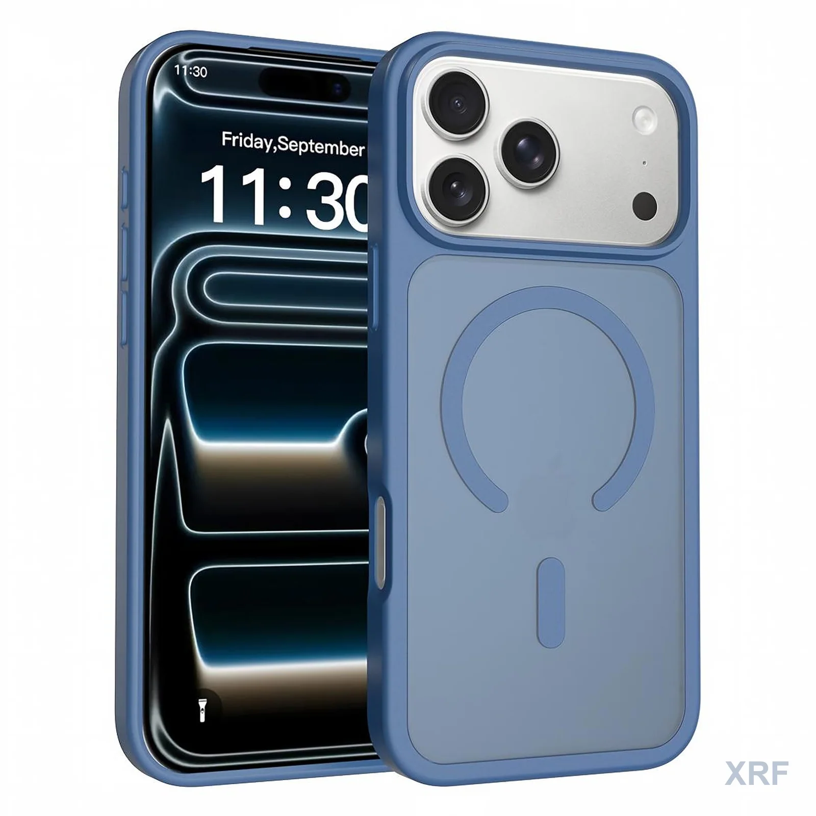 Apple iPhone 17 Pro Max Case Aegis Soft-Touch Matte Dual-Layer Magnetic wholesale phone case — XRF XRF-IP17PM-006