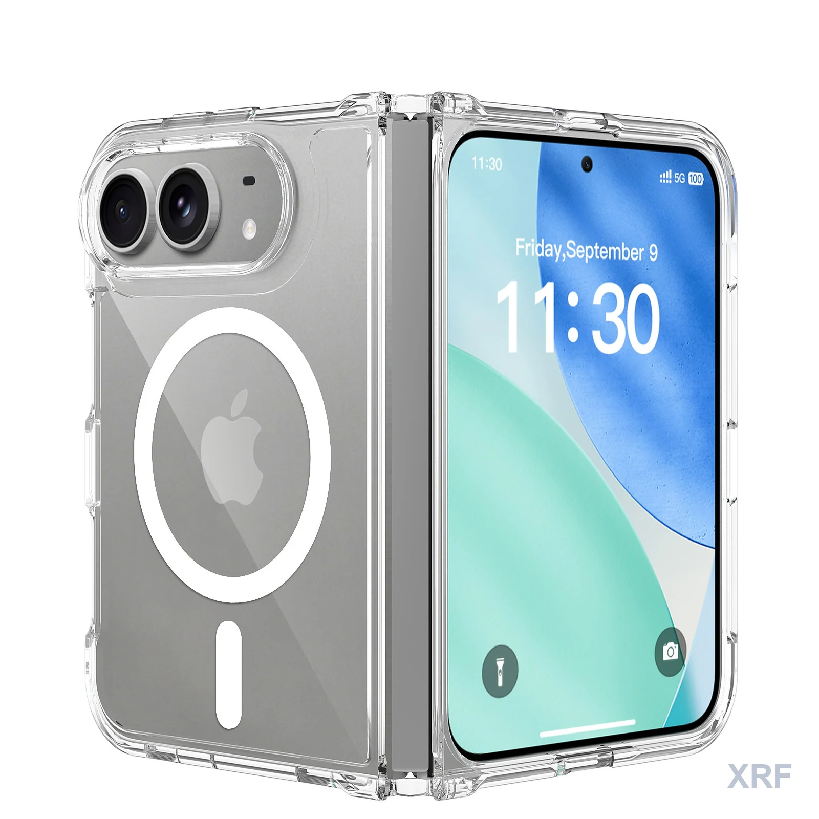 Apple iPhone 18 Fold Case Aegis Anti-Scratch 2.0 Magnetic Book-Style Fold wholesale phone case — XRF XRF-IP18F-002