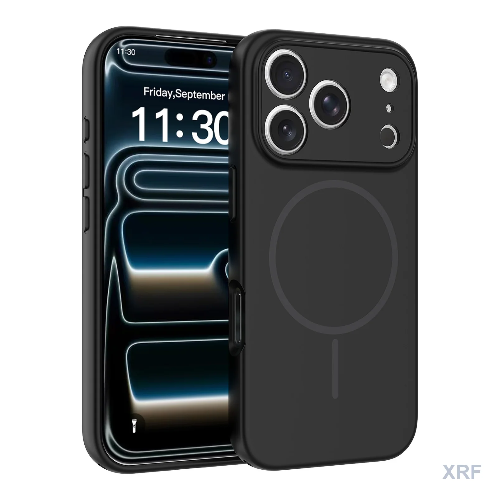 Apple iPhone 18 Pro Case Forge Soft-Touch Matte Dual-Layer Magnetic wholesale phone case — XRF XRF-IP18P-018