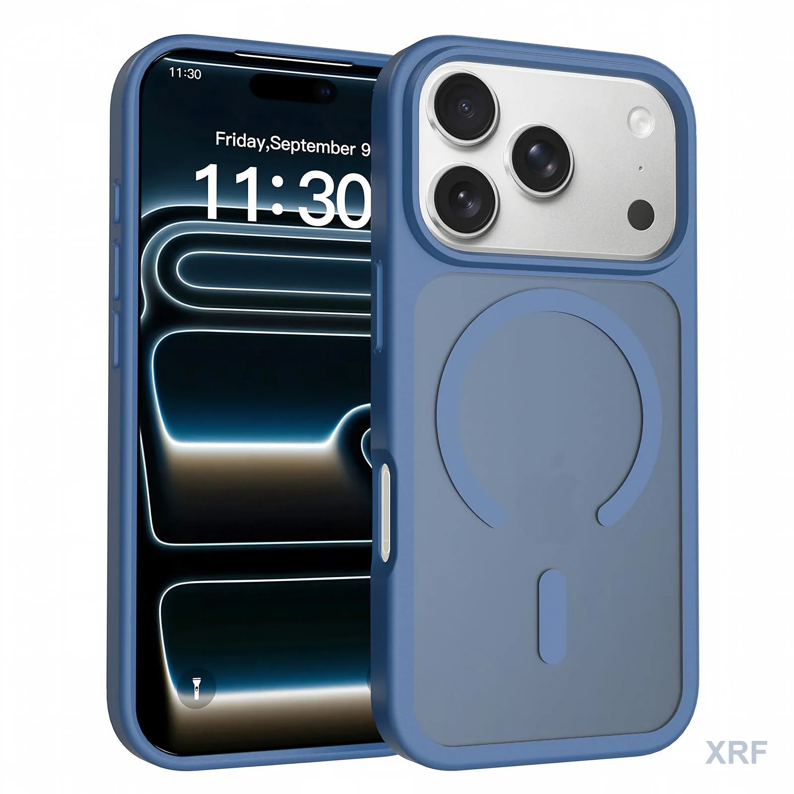 Apple iPhone 18 Pro Case Aegis Soft-Touch Matte Dual-Layer Magnetic wholesale phone case — XRF XRF-IP18P-032