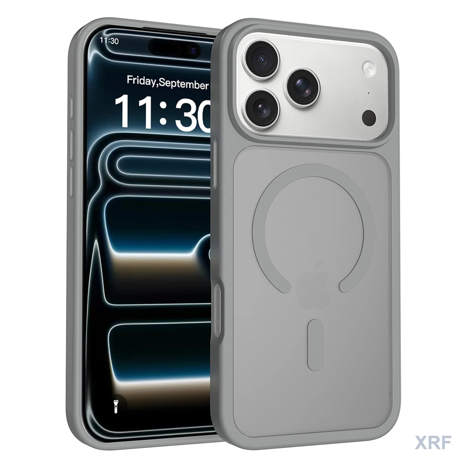 Apple iPhone 18 Pro Max Case Aegis Soft-Touch Matte Dual-Layer Magnetic wholesale phone case — XRF XRF-IP18PM-005