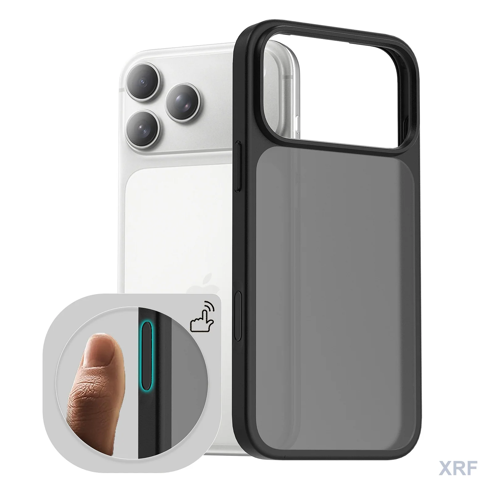 Apple iPhone 18 Pro Max Case Aegis Soft-Touch Matte Dual-Layer Camera-Control Button wholesale phone case — XRF XRF-IP18PM-023