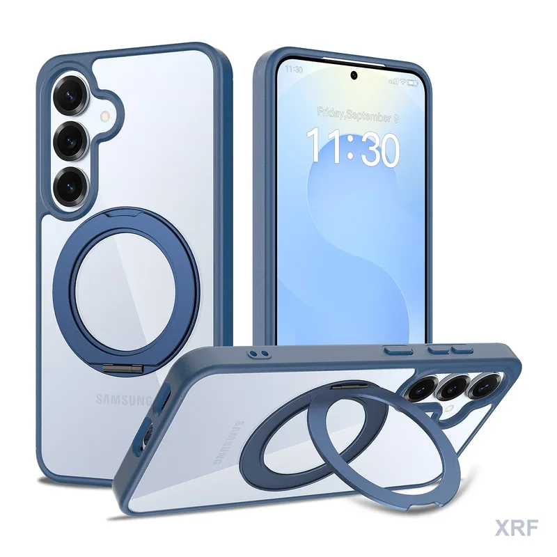 Samsung Galaxy S25 Case Aegis Clear Orbit Stand wholesale phone case — XRF XRF-GS25-003