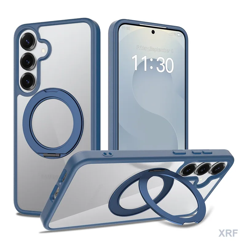 Samsung Galaxy S25+ Case Aegis Clear Orbit Stand wholesale phone case — XRF XRF-GS25P-003