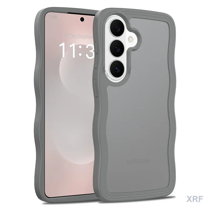 Samsung Galaxy S26 Case Ripple Texture Soft-Touch Matte Dual-Layer wholesale phone case — XRF XRF-GS26-003