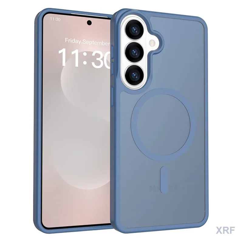 Samsung Galaxy S26+ Case Aegis Soft-Touch Matte Dual-Layer Magnetic wholesale phone case — XRF XRF-GS26P-003