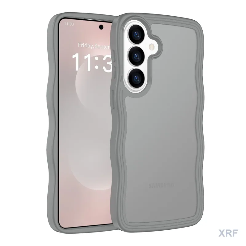 Samsung Galaxy S26+ Case Ripple Texture Soft-Touch Matte Dual-Layer wholesale phone case — XRF XRF-GS26P-004
