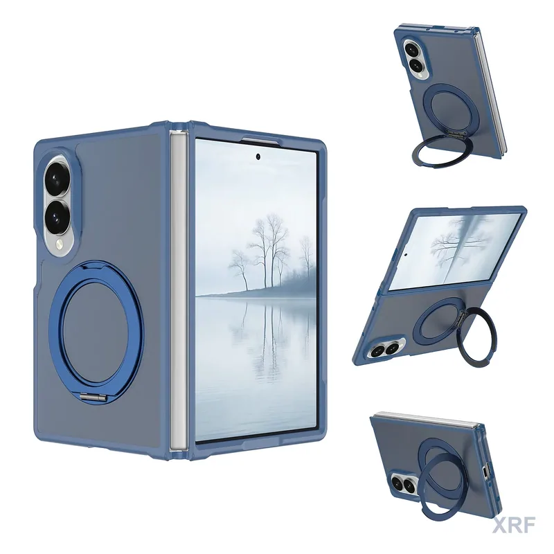 Samsung Galaxy Z Fold 8 Case Aegis Soft-Touch Matte Orbit Stand Book-Style Fold wholesale phone case — XRF XRF-GZF8-009