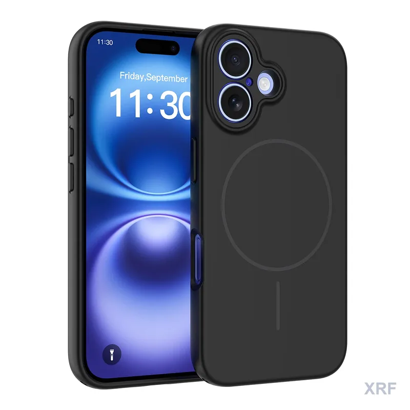 Apple iPhone 16 Case Forge Soft-Touch Matte Dual-Layer Magnetic wholesale phone case — XRF XRF-IP16-003