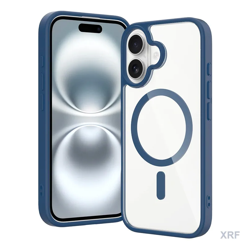 Apple iPhone 16 Case Aegis Clear Dual-Layer Magnetic wholesale phone case — XRF XRF-IP16-018