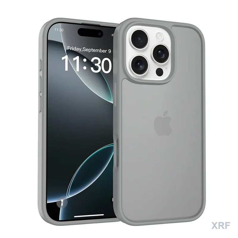 Apple iPhone 16 Pro Case Aegis Soft-Touch Matte Dual-Layer wholesale phone case — XRF XRF-IP16P-006