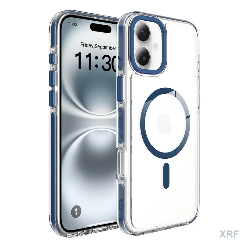 Apple iPhone 16 Plus Case Prism Two-Tone Iridescent Magnetic wholesale phone case — XRF XRF-IP16PL-010