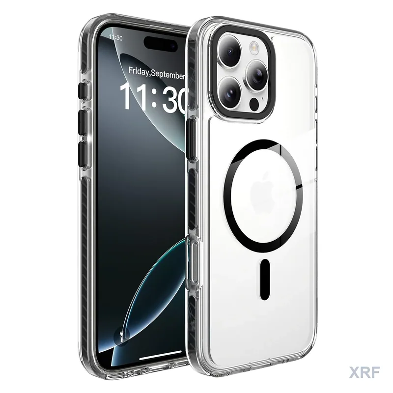 Apple iPhone 16 Pro Max Case Prism Two-Tone Iridescent Magnetic wholesale phone case — XRF XRF-IP16PM-008