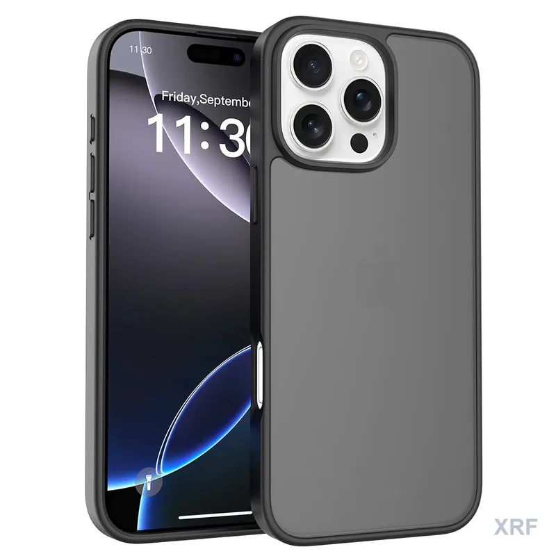 Apple iPhone 16 Pro Max Case Aegis Soft-Touch Matte Dual-Layer wholesale phone case — XRF XRF-IP16PM-009