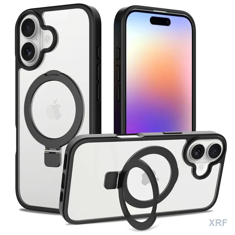 Apple iPhone 17 Case Aegis Clear Blade Kickstand wholesale phone case — XRF XRF-IP17-008