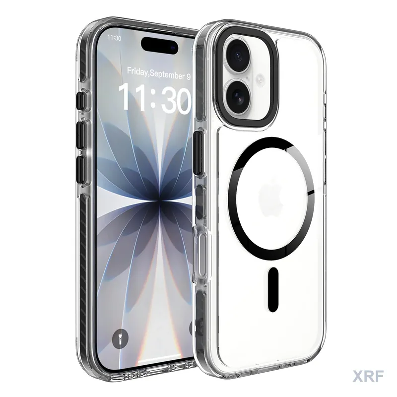 Apple iPhone 17 Case Prism Two-Tone Iridescent Magnetic wholesale phone case — XRF XRF-IP17-014