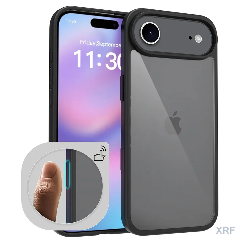 Apple iPhone 17 Air Case Aegis Clear Dual-Layer Camera-Control Button wholesale phone case — XRF XRF-IP17A-002