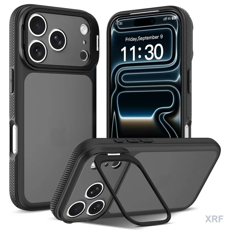 Apple iPhone 17 Pro Case Aegis Precision Soft-Touch Matte Camera Bracket wholesale phone case — XRF XRF-IP17P-002