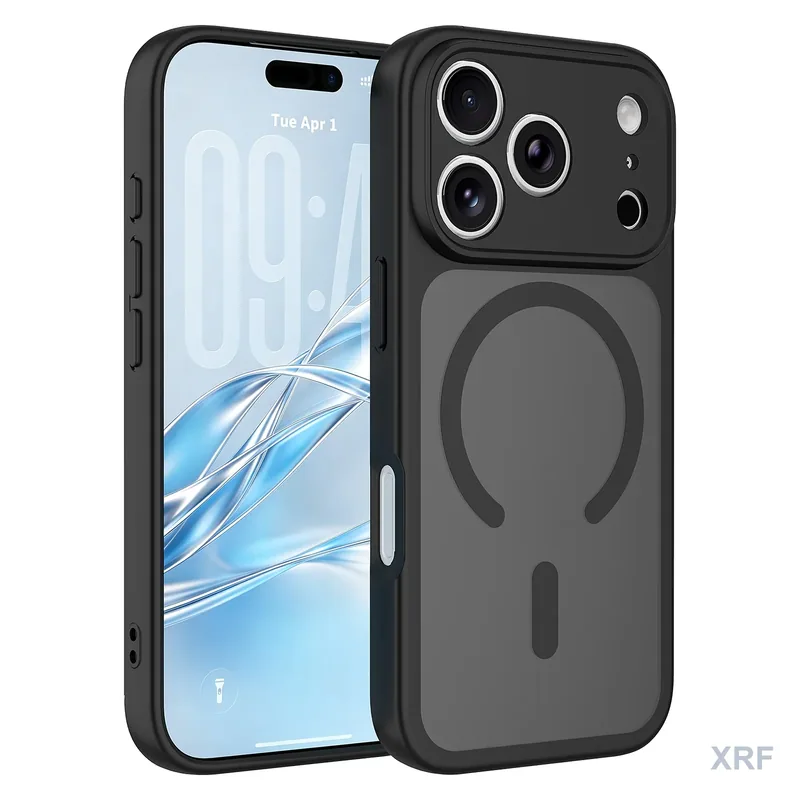 Apple iPhone 18 Pro Case Aegis Precision Soft-Touch Matte Magnetic wholesale phone case — XRF XRF-IP18P-037