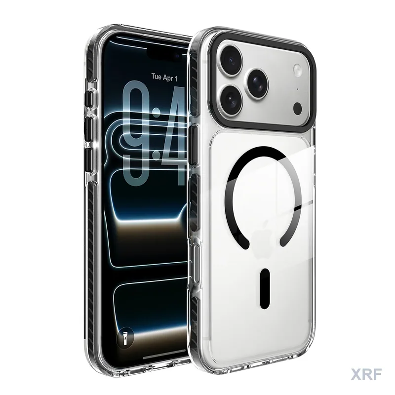 Apple iPhone 18 Pro Max Case Prism Two-Tone Iridescent Magnetic wholesale phone case — XRF XRF-IP18PM-004