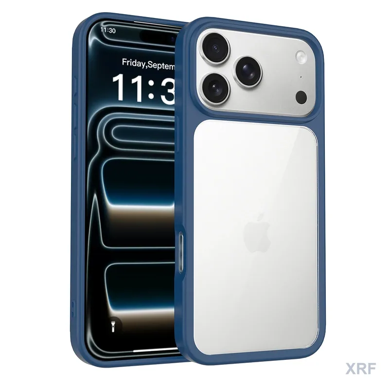 Apple iPhone 18 Pro Max Case Aegis Clear Dual-Layer wholesale phone case — XRF XRF-IP18PM-009