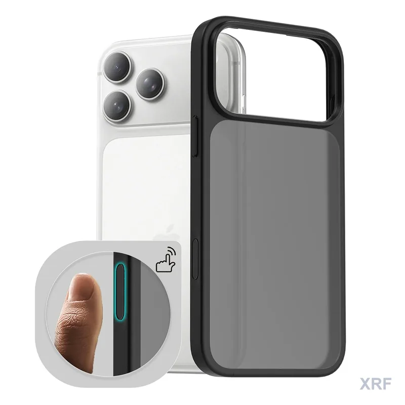 Apple iPhone 18 Pro Max Case Aegis Soft-Touch Matte Dual-Layer Camera-Control Button wholesale phone case — XRF XRF-IP18PM-023