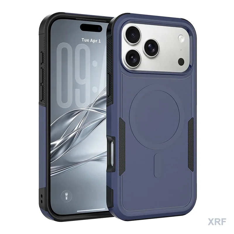 Apple iPhone 18 Pro Max Case Voyager Dual-Layer Magnetic wholesale phone case — XRF XRF-IP18PM-033