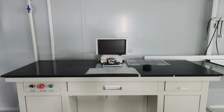 Inspection bench on the production floor at the Xinrongfa factory